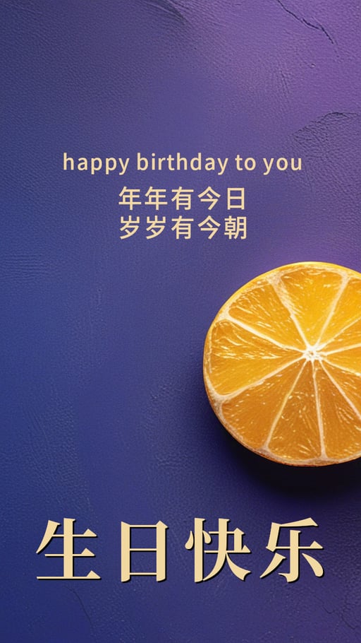 生日快乐 海报网站