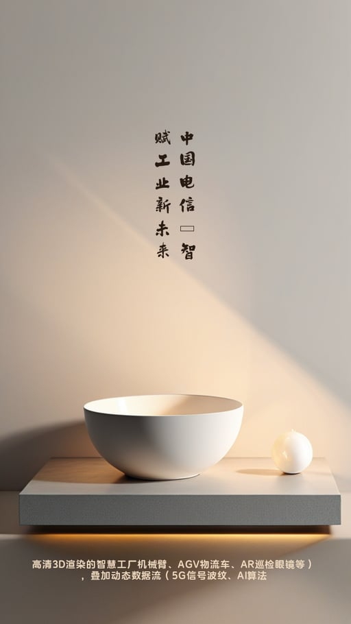 中国电信 · 智赋工业新未来 海报网站