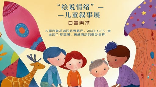 “绘说情绪”——⼉童叙事展