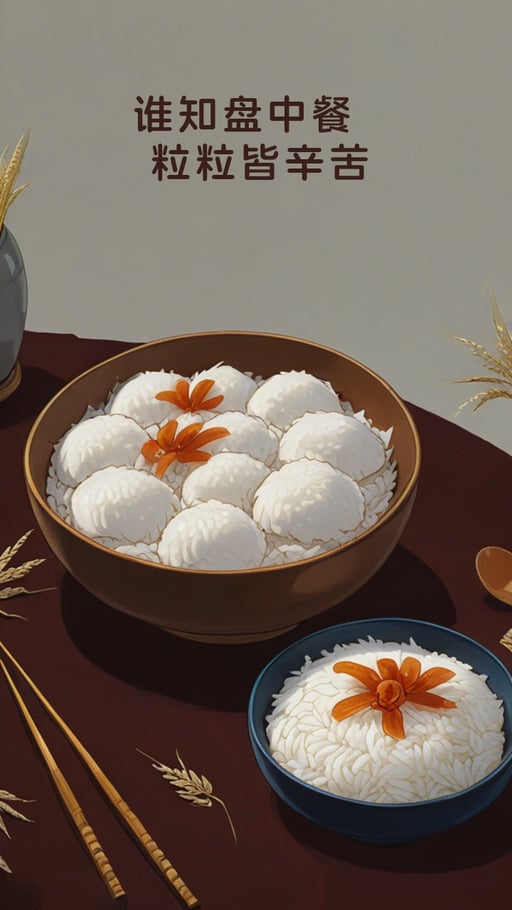 谁知盘中餐   粒粒皆辛苦