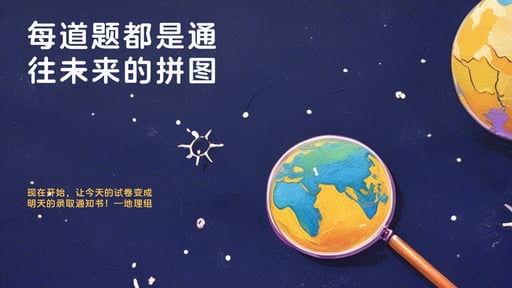 每道题都是通往未来的拼图