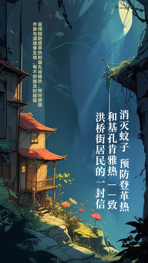 消灭蚊子  预防登革热和基孔肯雅热 ——致洪桥街居民的一封信