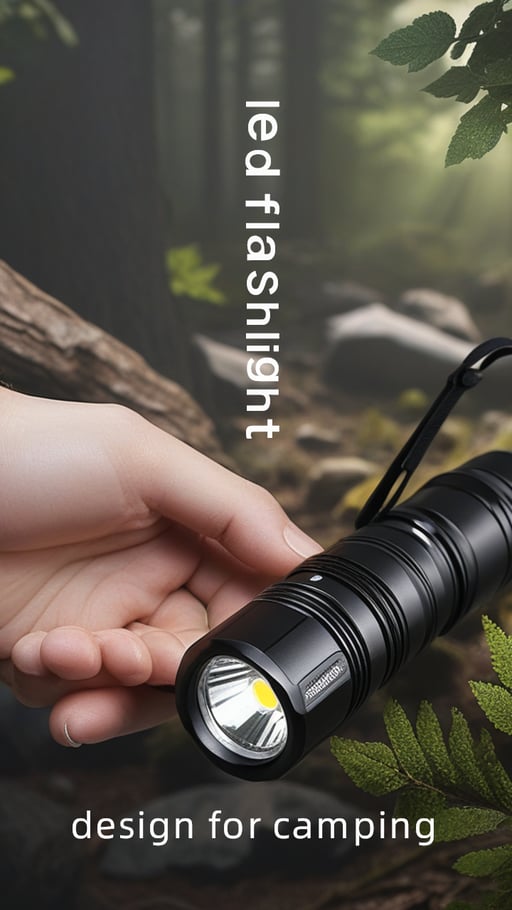 led flashlight 海报网站