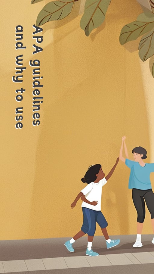 APA guidelines and why to use