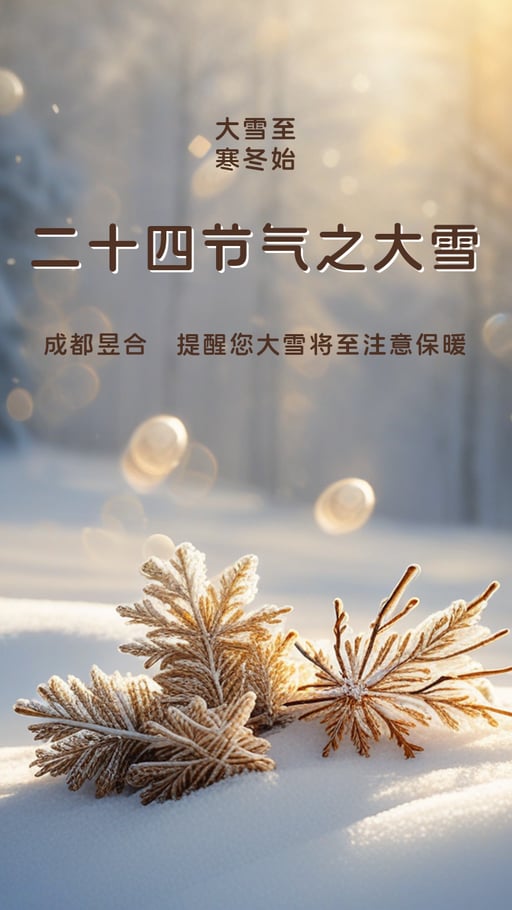 二十四节气之大雪 海报网站