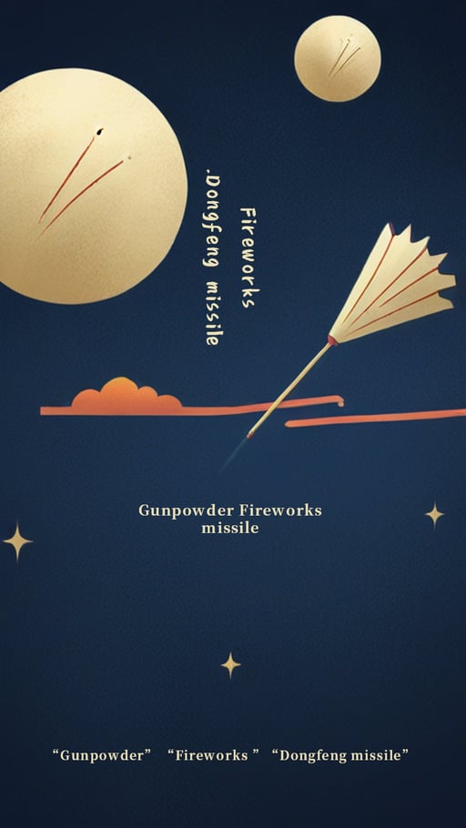 Fireworks ，Dongfeng missile 海报网站