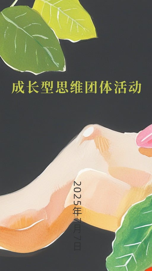 成长型思维团体活动 海报网站