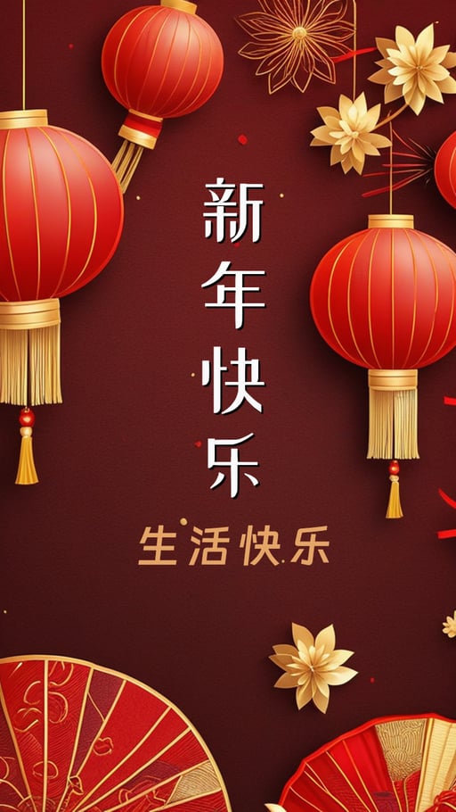 新年快乐 海报网站