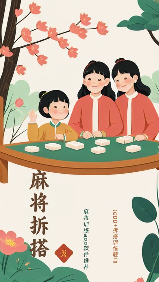 麻将拆搭