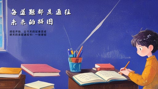 每道题都是通往未来的拼图