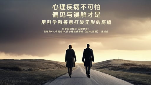 心理疾病不可怕，偏见与误解才是 海报网站