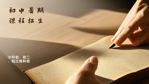 初中暑期课程招生