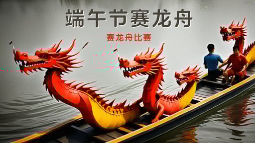 端午节赛龙舟 海报网站