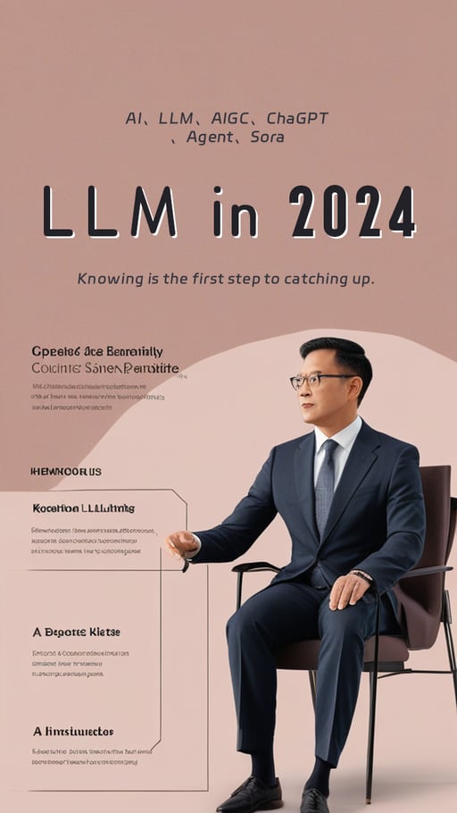 LLM in 2024 海报网站