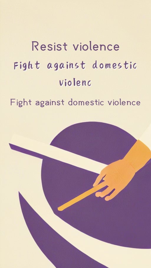 Fight against domestic violenc 海报网站