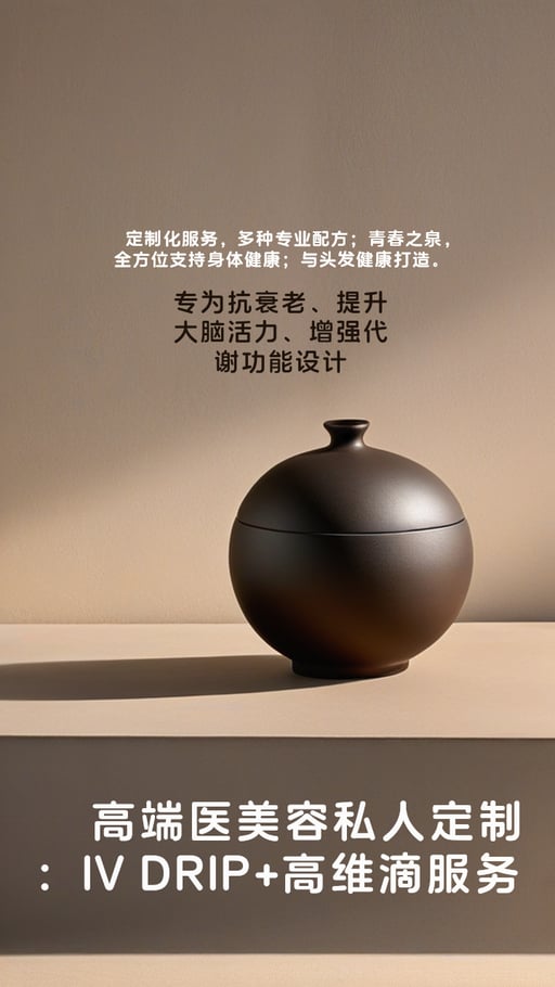 🌟 高端医美容私人定制：IV DRIP+高维滴服务  海报网站