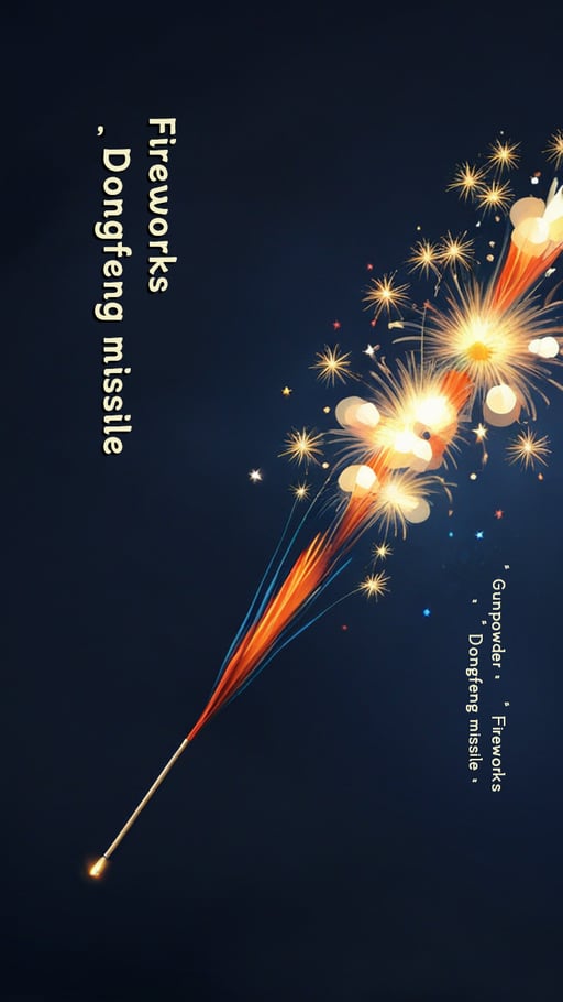 Fireworks ，Dongfeng missile 海报网站