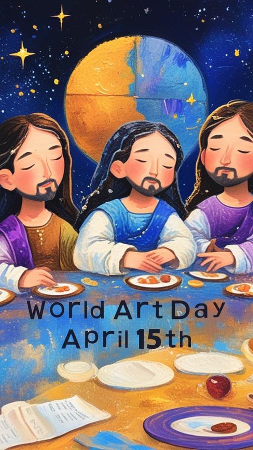 World Art Day April 15th 海报网站