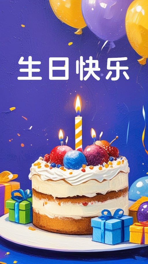 生日快乐 海报网站