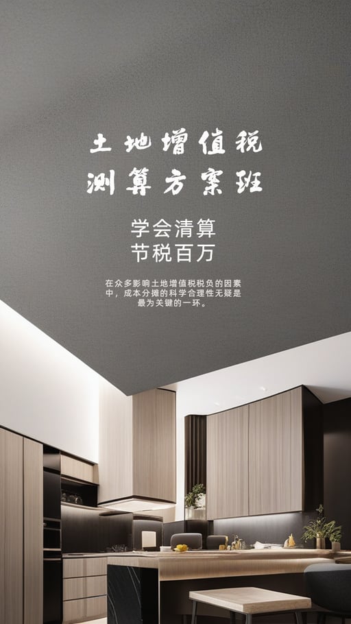 土地增值税测算方案班