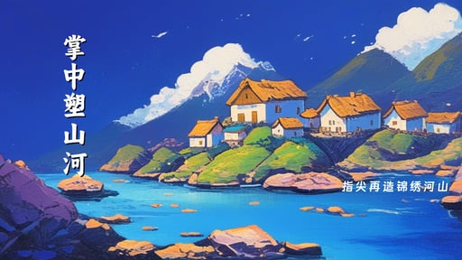 掌中塑山河 海报网站
