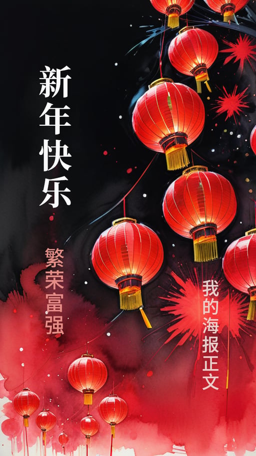 新年快乐 海报网站