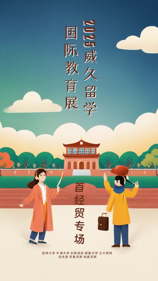 2025威久留学国际教育展 海报网站