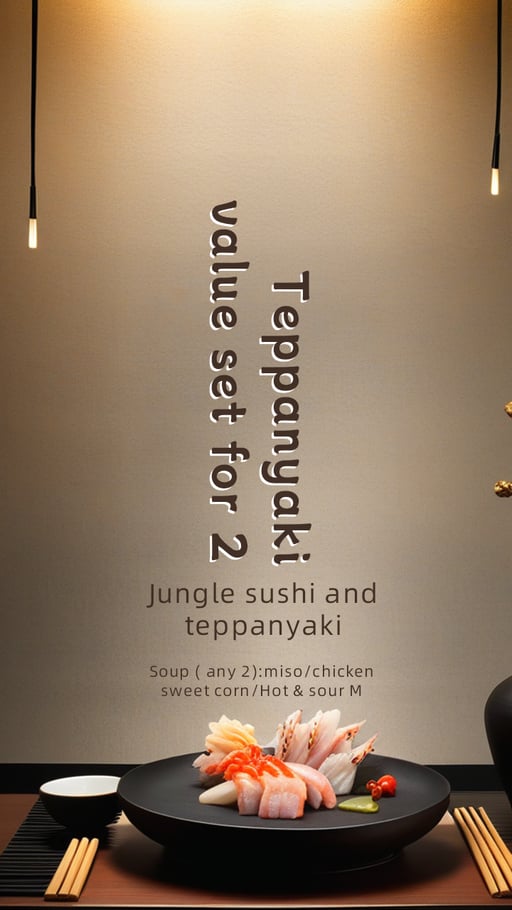 Teppanyaki value set for 2