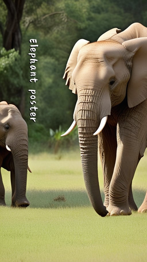 Elephant poster