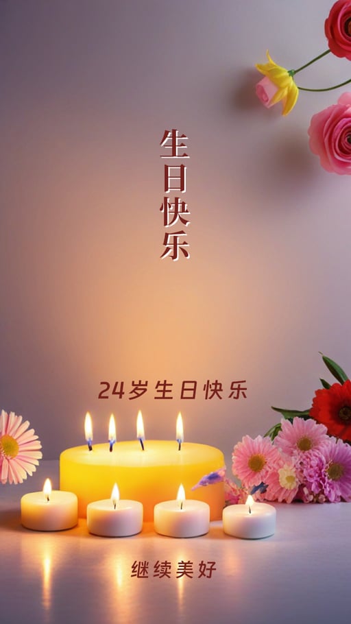 生日快乐 海报网站