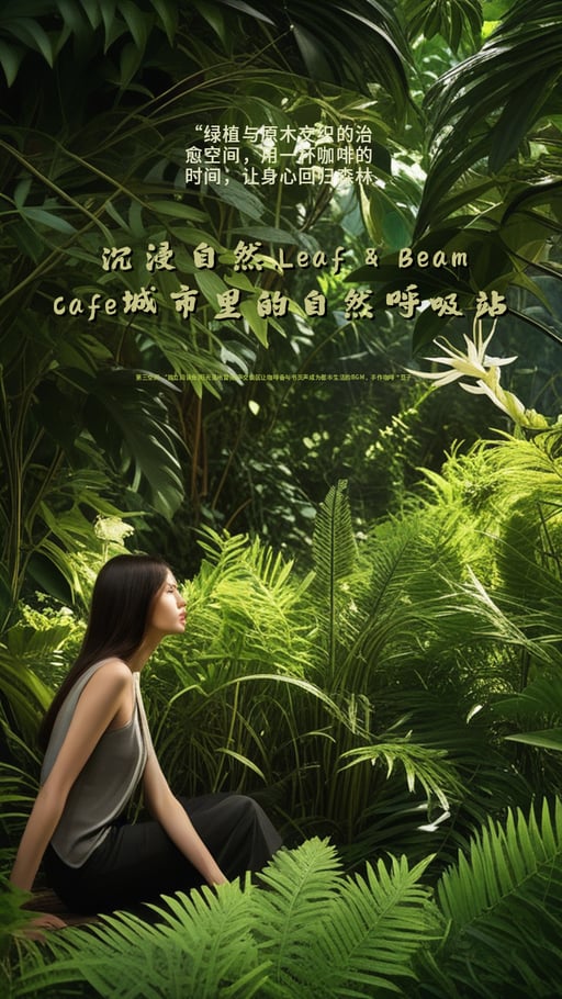 沉浸自然，Leaf & Beam Cafe城市里的自然呼吸站 海报网站