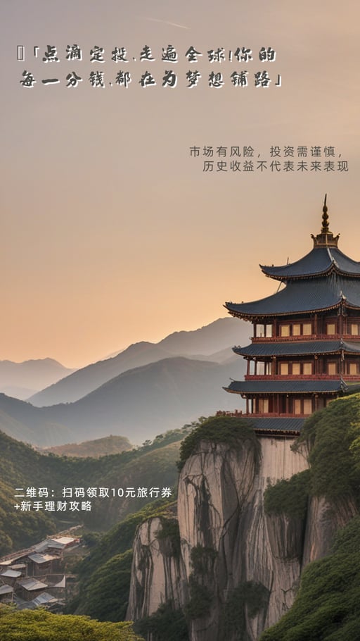 🔥 「点滴定投，走遍全球！你的每一分钱，都在为梦想铺路」 海报网站