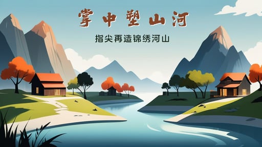 掌中塑山河 海报网站