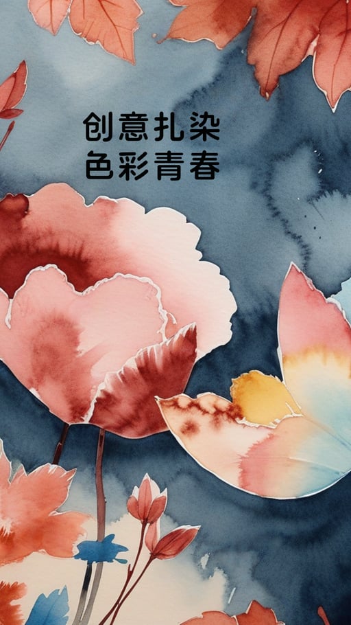 创意扎染\n色彩青春