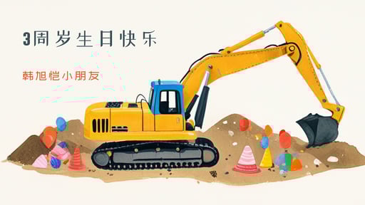 3周岁生日快乐