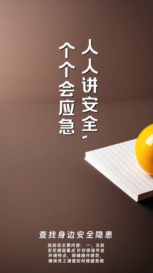 人人讲安全、个个会应急 海报网站