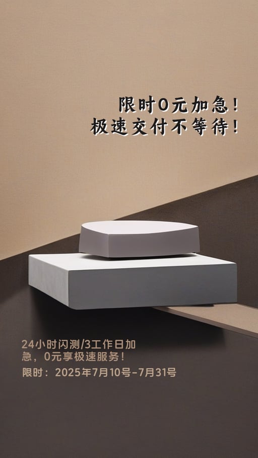 限时0元加急！\n极速交付不等待！