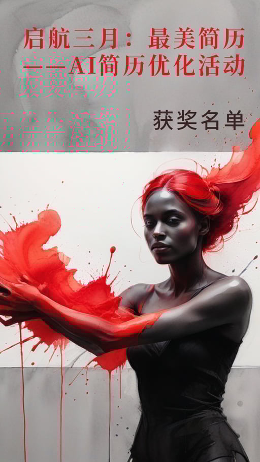 启航三月：最美简历——AI简历优化活动   海报网站