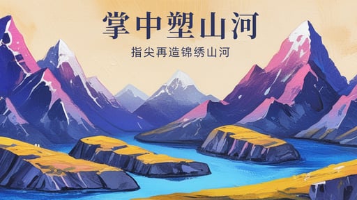 掌中塑山河 海报网站