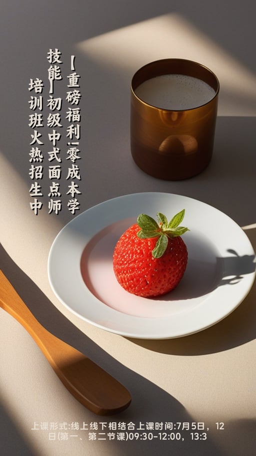 【重磅福利!零成本学技能】初级中式面点师培训班火热招生中