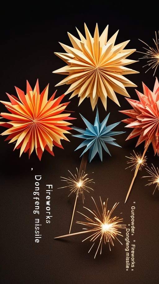 Fireworks ，Dongfeng missile 海报网站