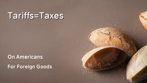 Tariffs=Taxes 海报网站