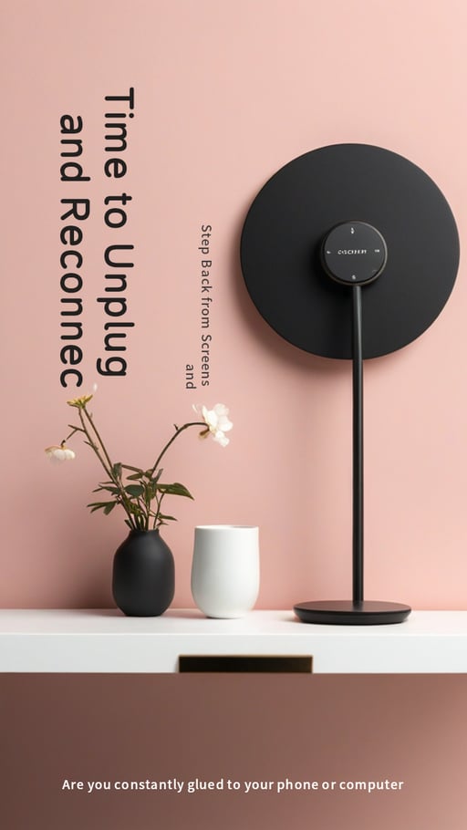 Time to Unplug \n and Reconnec