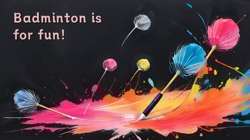 Badminton is for fun! 海报网站